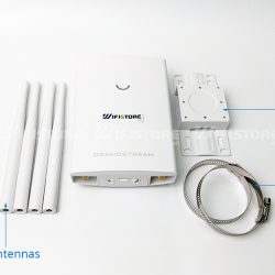 Grandstream GWN7630LR – WiFi outdoor phát xa 300m, tải 200user