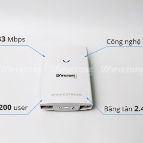 Grandstream GWN7630LR – WiFi outdoor phát xa 300m, tải 200user