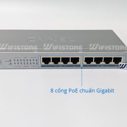 Switch Zyxel GS1008HP, 8 port Web Managed PoE Gigabit