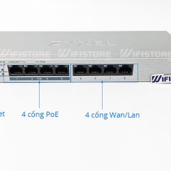 Switch Zyxel GSGS1200-8HPV2, 8 port Web Managed PoE Gigabit