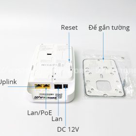 Zyxel WAC500H WiFi ốp trần 1166Mbps, chịu tải 200 user, 3 Cổng gigabit