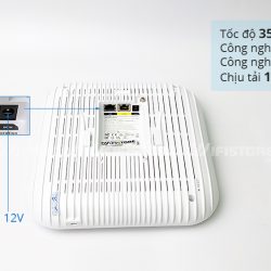 Zyxel WAX650S WiFi ốp trần 3550Mbps, Tải 1000user, Cổng PoE Giga