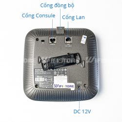 Aruba AP115 | WiFi ốp trần 900 Mbps, Tải 100user, cổng PoE