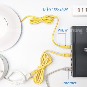 S600P-4G-2G-Ai | Switch PoE HASIVO 4 cổng PoE công suất 65W, 2 Uplink Gigabit