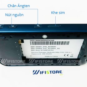 WiFi ZTE 5G MU5001 tốc độ 3.8Gbps, tải 32user, Pin 4500mAh