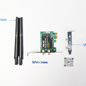 Card thu WiFi cho PC ASUS PCE-AC51 tốc độ nhận 750Mbps, cắm PCI