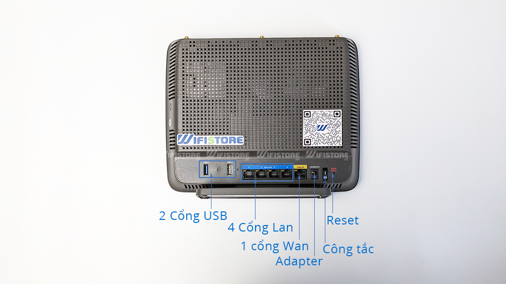 Router WiFi AC cao cấp Linksys Lingshi EA9200, Tốc độ khủng 3200Mbps