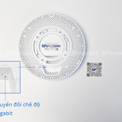 AP ốp trần WiFi6 giá rẻ Mercury MCAP1900GP, tải 80user, PoE Giga