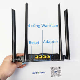 Router WiFi Tenda AC8, 1167Mbps, 4 anten 6dBi, 1Wan/3Lan Gigabit