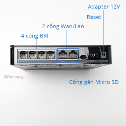 Tổng đài IP Yeastar S20 | 50 người dùng & 2 đường điện thoại Analog
