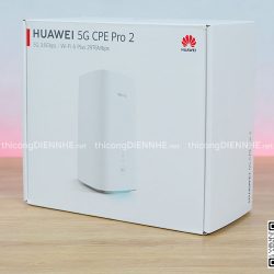 Huawei CPE Pro 2 H112-370 WiFi 5G tốc độ 3.6Gbps, tải 128user, Cổng LAN 1Gb