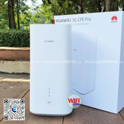 Huawei CPE Pro H112-370 WiFi 5G tốc độ 2.33Gbps, tải 64user, Cổng LAN 1Gb