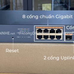Maipu IS230-10TF-AC Switch Managed 8 cổng 10/100/1000M, 2 cổng SFP Gigabit