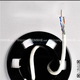 Cáp mạng Hikvison CAT6 UTP, DS-1LN6-UE-W, 8 lõi đồng nguyên chất 99.97%