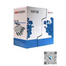 Cáp mạng Cat5e Hikvision DS-1LN5E-E/E, vỏ PVC xám, 305M/Thùng