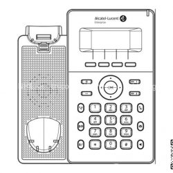 Alcatel H2 Điện thoại IP 2 tài khoản SIP, không PoE