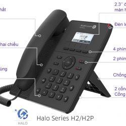 Alcatel H2 Điện thoại IP 2 tài khoản SIP, không PoE