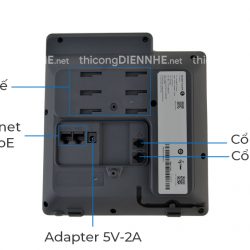 Alcatel H3G Điện thoại IP 3 tài khoản SIP, Cổng Gigabit