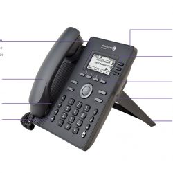 Alcatel H3G Điện thoại IP 3 tài khoản SIP, Cổng Gigabit