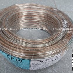 Cáp âm thanh Poli SP60, dây tín hiệu loa PoLi Speaker Cable (2x1mm2)