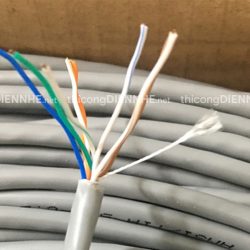 Cáp mạng Cat5e Hikvision DS-1LN5E-E/E, vỏ PVC xám, 305M/Thùng