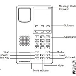 Grandstream GHP620 - Điện thoại IP 2lines, 2 tài khoản SIP, có PoE