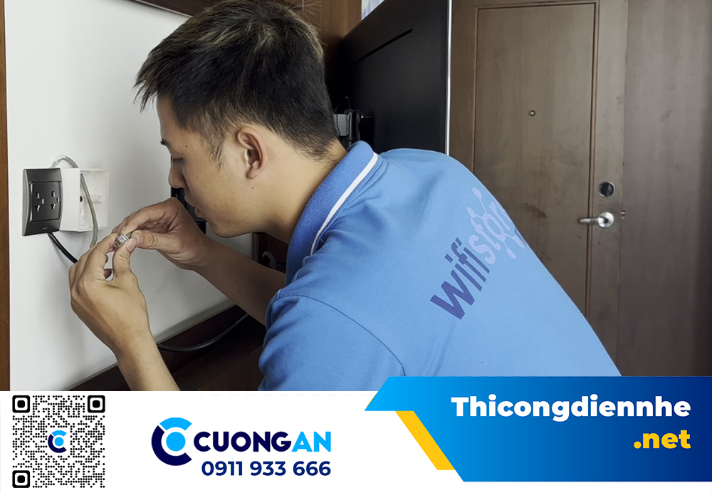 Thi công hệ thống điện nhẹ cho SAKURA Motel Hải Phòng, số 193 Văn Cao