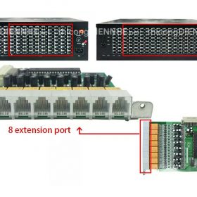 Excelltel CE8, card tổng đài mở rộng 8 máy lẻ Analog dùng cho tổng đài CP1696, TP152,...