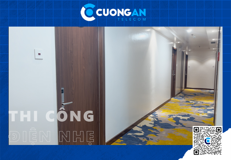 Thi công hệ thống điện nhẹ Legend Hotel - Tràng Duệ, Hải Phòng quy mô 30 phòng
