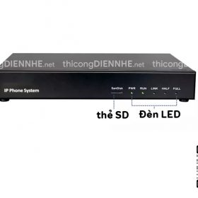 Tổng đài IP Excelltel PX400-P32, hỗ trợ 32user, 16 Siptrunk, 8 cuộc gọi