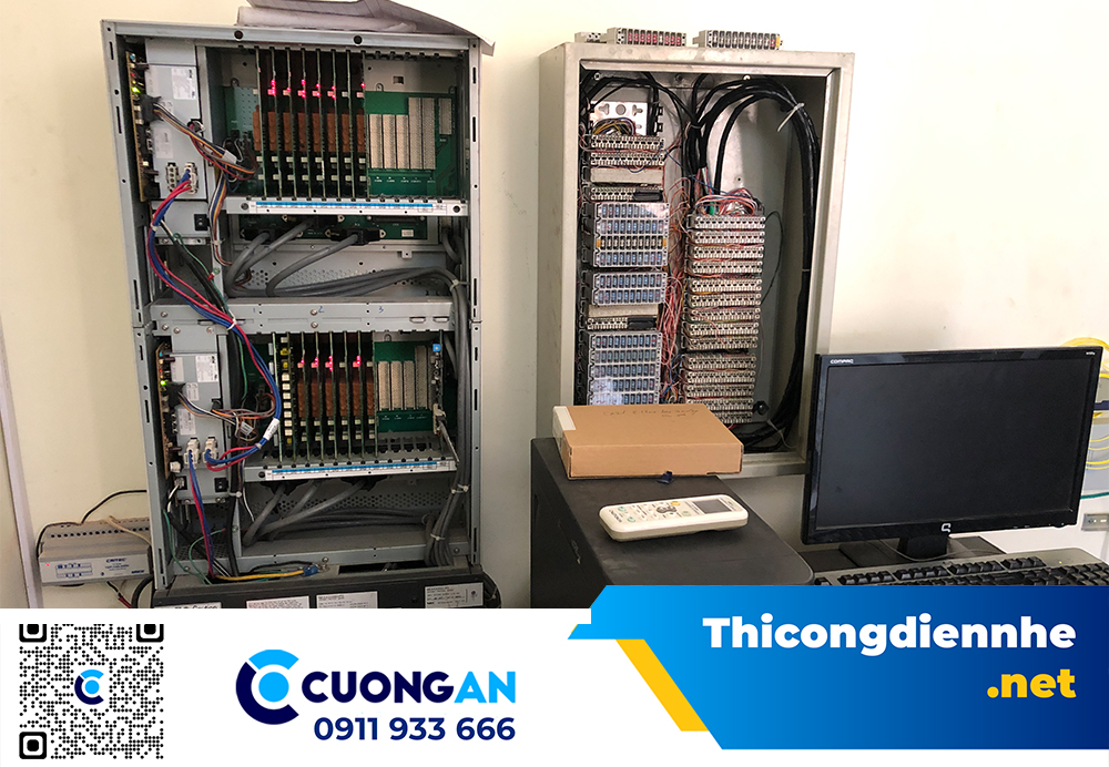 Thi công hệ thống tổng đài IP - 96 nhánh tại Xí nghiệp Kho vận Xăng dầu K130 - Hạ Long