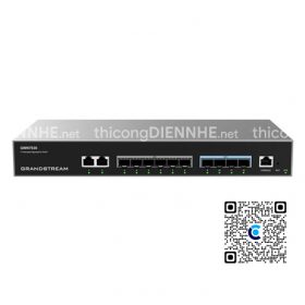 Grandstream GWN7830 | Switch Quang 10 cổng Layer3, 6 cổng SFP Gigabit và 4 cổng 10Gigabit SFP+.