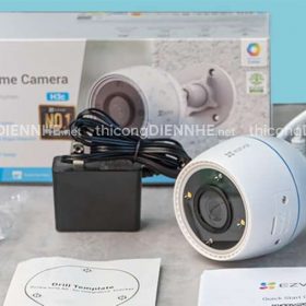 Ezviz H3C Camera ngoài trời 1080P Full Color, WiFi không dây