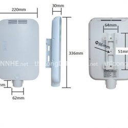 Grandstream GW-PoE-4G-1S | Switch công nghiệp ngoài trời, 4 cổng PoE Gigabit