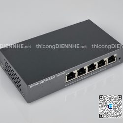 Grandstream GWN7700P | Switch chia mạng 5 cổng PoE chuẩn Gigabit 1000Mbps
