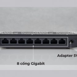 Grandstream GWN7701 | Switch chia mạng 8 Cổng Gigabit