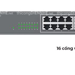 Grandstream GWN7702 | Switch chia mạng 16 Cổng Gigabit