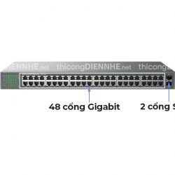 Grandstream GWN7706 | Switch chia mạng 48 Cổng Gigabit