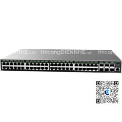 Grandstream GWN7816 | Switch 48 Cổng Gigabit Layer 3, 6 cổng 10 Gigabit SFP+
