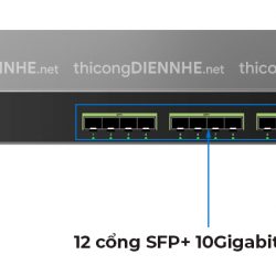 Grandstream GWN7832 | Switch Quang 12 cổng SFP+ 10Gbps Layer3