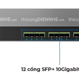 Grandstream GWN7832 | Switch Quang 12 cổng SFP+ 10Gbps Layer3