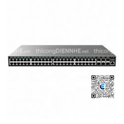Grandstream GWN7806 | Switch 48 Cổng Gigabit Layer 2+, 6 cổng Gigabit SFP