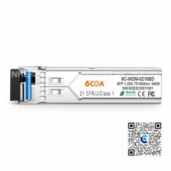 Module quang 6C-WDM-0210BD, tốc độ 1.25G 1550nm 10km, hỗ trợ DDM (Sao chép)