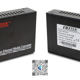 Converter Quang PoE APTEK AP110-20-PoE