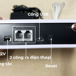 Bộ chuyển đổi sim di động FWT-C800 từ GSM sang 2 line kết nối tổng đài Analog