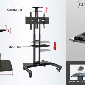 Giá Treo Tivi Di Động NB AVA1800-70-1P (55 – 90 Inch)