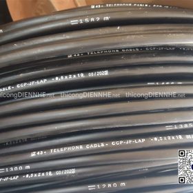 Cáp điện thoại 10 đôi Z43 10x2x0,5 mm2, 10Px0.5, cuộn 1000m