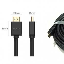 Ugreen 10111 dài 15M màu Đen Cáp tín hiệu HDMI chuẩn 1.4 hỗ trợ phân giải Full HD 1080p@60Hz