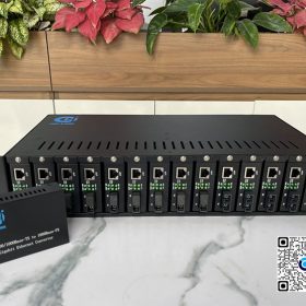 HOLINK HL-2U14-2A Khung nguồn tập trung 14 khe cắm Media Converter