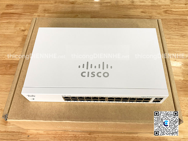 Cisco CBS110-24T-D-EU | Switch chia mạng 24 Port Gigabit Unmanaged Cisco